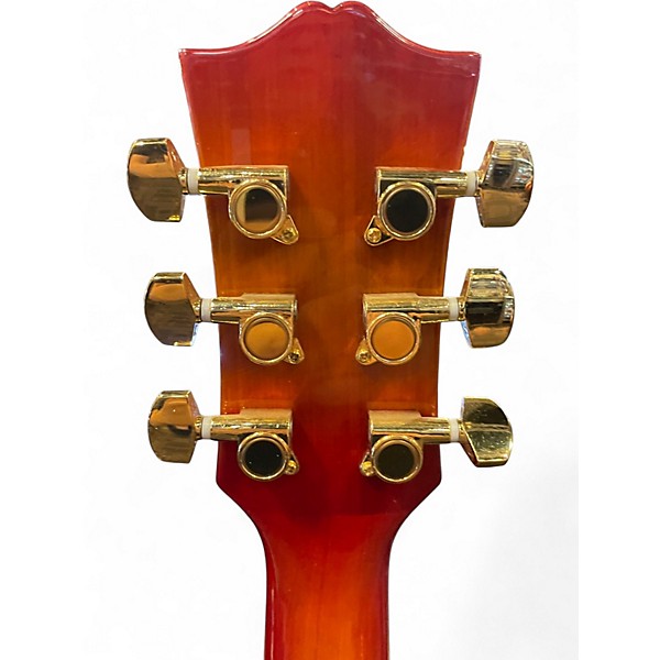 Used Stellar hollow body 3 Color Sunburst Hollow Body Electric Guitar