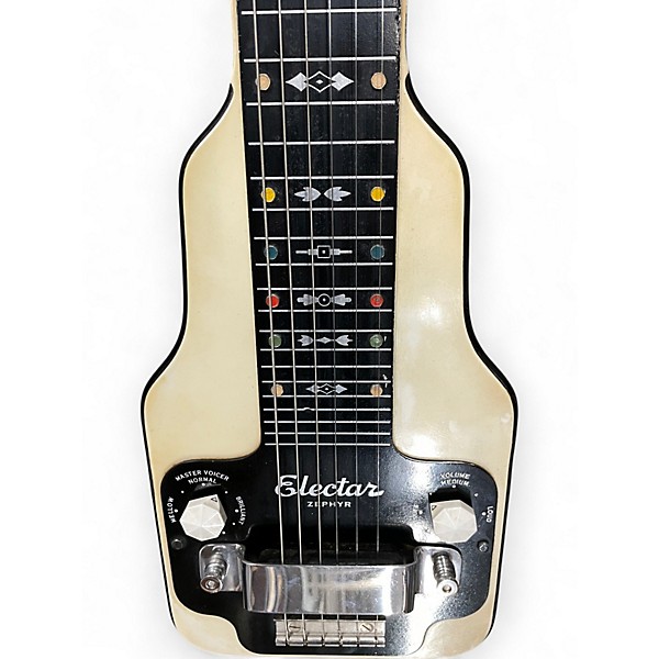 Vintage 1930s Epiphone ELECTAR ZEPHYR  BLACK WITH WHITE TOP Lap Steel