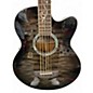 Used Michael Kelly MKD5SSBSFR Trans Black Acoustic Bass Guitar