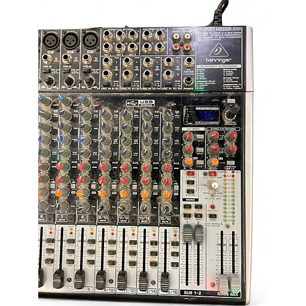 Used Behringer Xenyx X2222USB Unpowered Mixer