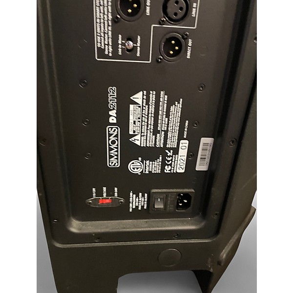Used Simmons DA112 Powered Speaker