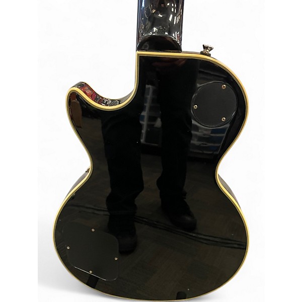 Used Epiphone Les Paul Custom Pro Black Solid Body Electric Guitar