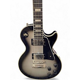 Used Epiphone Les Paul Custom Silverburst Solid Body Electric Guitar