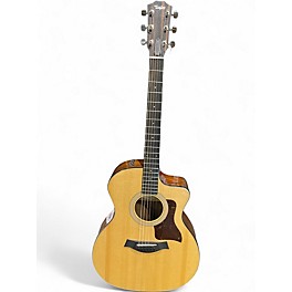 Used Taylor 214ce plus Natural Acoustic Electric Guitar