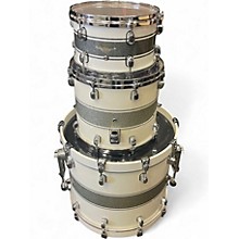 Used TAMA 3 Piece Starclassic Silver Snow Racing Stripe Drum Kit