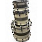 Used TAMA 3 Piece Starclassic Silver Snow Racing Stripe Drum Kit