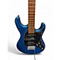 Used Grote S-Style Metallic Blue Solid Body Electric Guitar