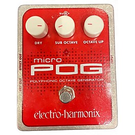 Used Electro-Harmonix Micro Pog Polyphonic Octave Generator Effect Pedal