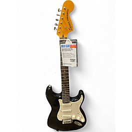 Used Squier Classic Vibe Stratocaster Black Solid Body Electric Guitar