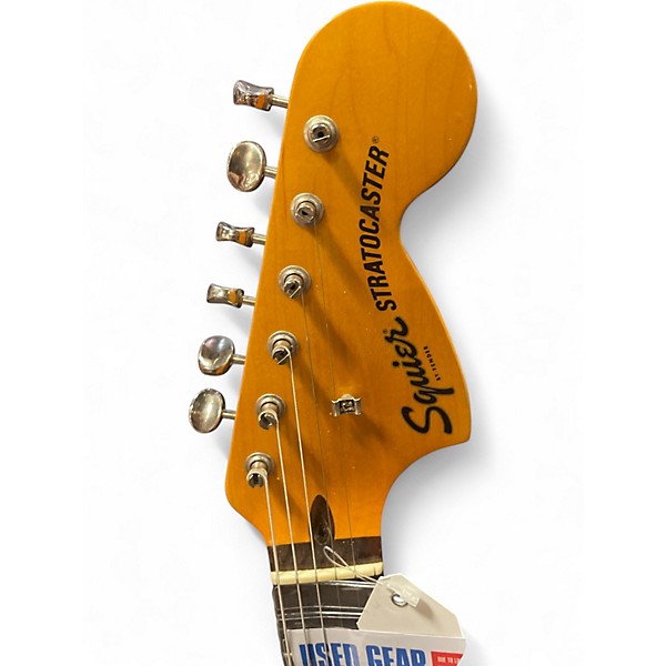 Used Squier Classic Vibe Stratocaster Black Solid Body Electric Guitar