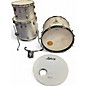 Used 2000s Ludwig 3 Piece Classic Maple Silver Sparkle Drum Kit thumbnail