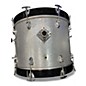 Used 2000s Ludwig 3 Piece Classic Maple Silver Sparkle Drum Kit