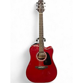 Used Takamine GD30CE Red Acoustic Electric Guitar