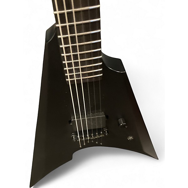 Used ESP Arrow Black Metal Satin Black Solid Body Electric Guitar