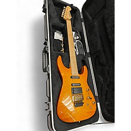 Used Jackson PC1 USA Phil Collen Signature Transparent amber Solid Body Electric Guitar