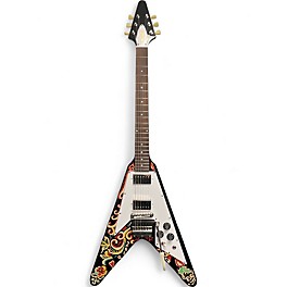 Used Epiphone jimmy hendrix "love drops" Ebony Solid Body Electric Guitar