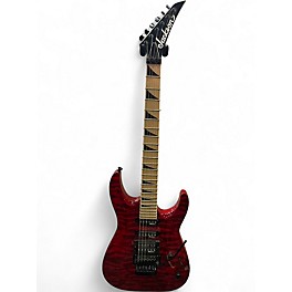 Used Jackson JS34Q Dinky Trans Red Solid Body Electric Guitar