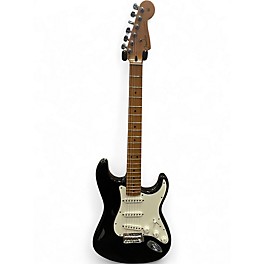 Used Fender Standard Stratocaster Black Solid Body Electric Guitar