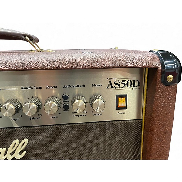 Used Marshall AS50D 50W 2X8 Acoustic Guitar Combo Amp