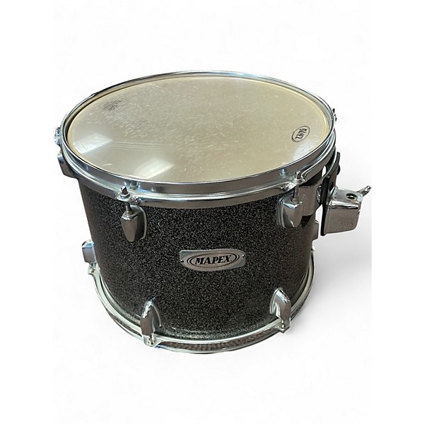 Used Mapex 5 Piece QR Voyager Sparkle Onyx Drum Kit