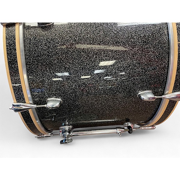 Used Mapex 5 Piece QR Voyager Sparkle Onyx Drum Kit