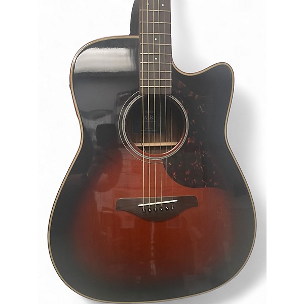 Used Yamaha A1R Tobacco Sunburst Acoustic Electric Guitar