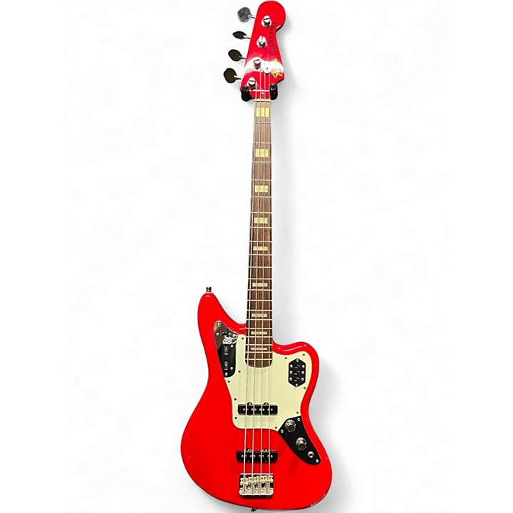 ベース Fender Japan JAB-EQ Jaguar Bass Red Fender Japan Jaguar Bass JAB-EQ Trino Red <フェンダー