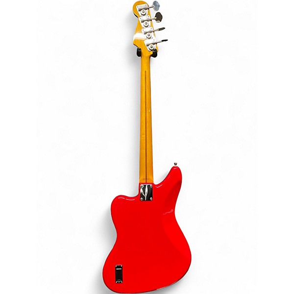 Used Fender JAB J-Craft Jaguar Bass Hot Rod Red Electric
