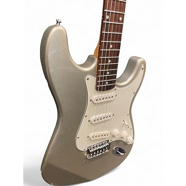Used Crestwood S STYLE  Inca Silver Solid Body Electric Guitar