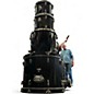 Used Percussion Plus 4 Piece 4 Piece Black Drum Kit