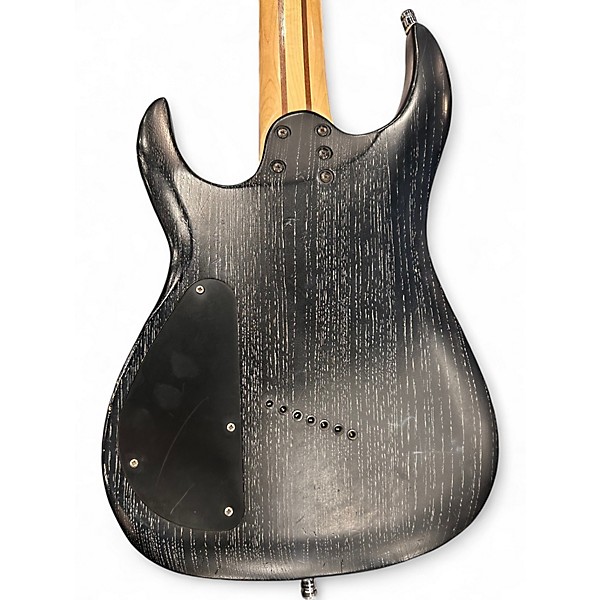 Used Legator Ninja 7 Mult-Scale Ash Black Solid Body Electric Guitar