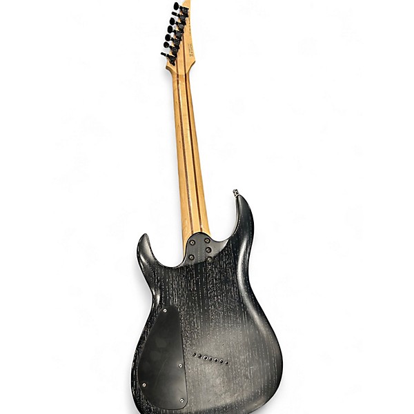 Used Legator Ninja 7 Mult-Scale Ash Black Solid Body Electric Guitar