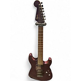 Used Squier Stagemaster-7 Metallic Purple Solid Body Electric Guitar