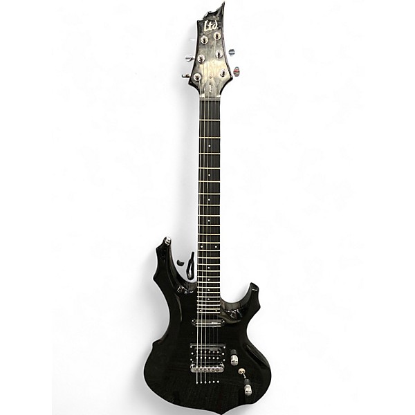 Used Ltd F-10 Black Solid Body Electric Guitar