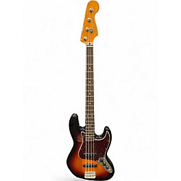 Used Squier Classic Vibe 1960S Jazz Bass 3 Color Sunburst Electric Bass Guitar
