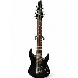 Used Ibanez RGMS8 Black Solid Body Electric Guitar