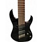 Used Ibanez RGMS8 Black Solid Body Electric Guitar