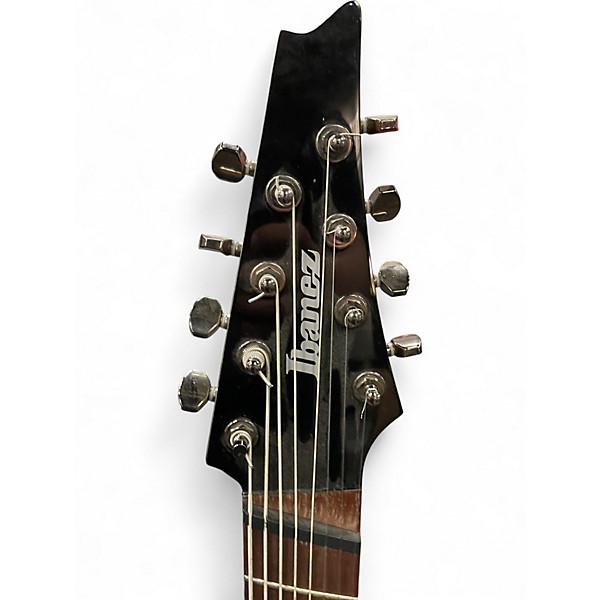 Used Ibanez RGMS8 Black Solid Body Electric Guitar