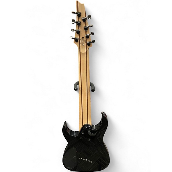 Used Ibanez RGMS8 Black Solid Body Electric Guitar