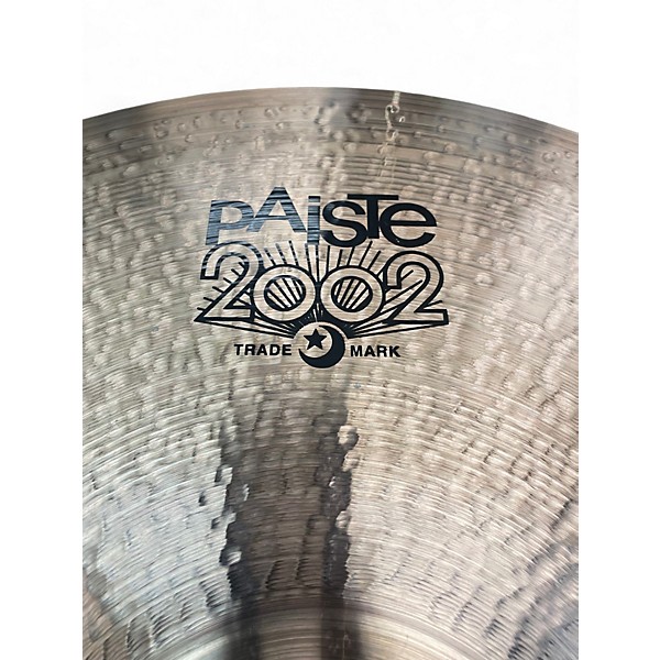 Used Paiste 24in 2002 BIG BLACK BEAT 24IN Cymbal