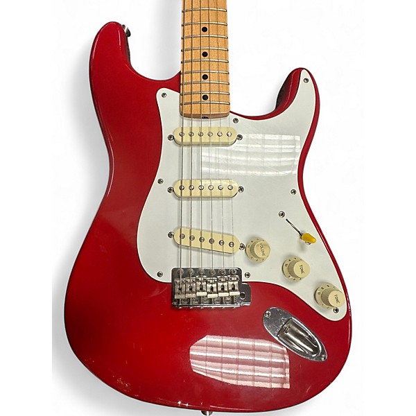 Used Squier MIJ Stratocaster Torino Red Solid Body Electric Guitar