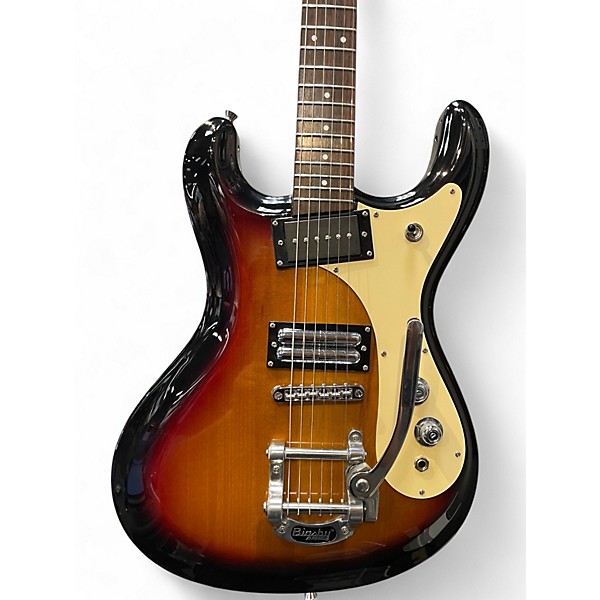 Used Danelectro '64 Reissue 3 Tone Sunburst Solid Body