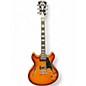 Used 2024 D'Angelico Premier Series DC Iced Tea Hollow Body Electric Guitar