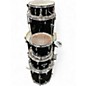 Used Pearl 6 Piece Export Black Drum Kit