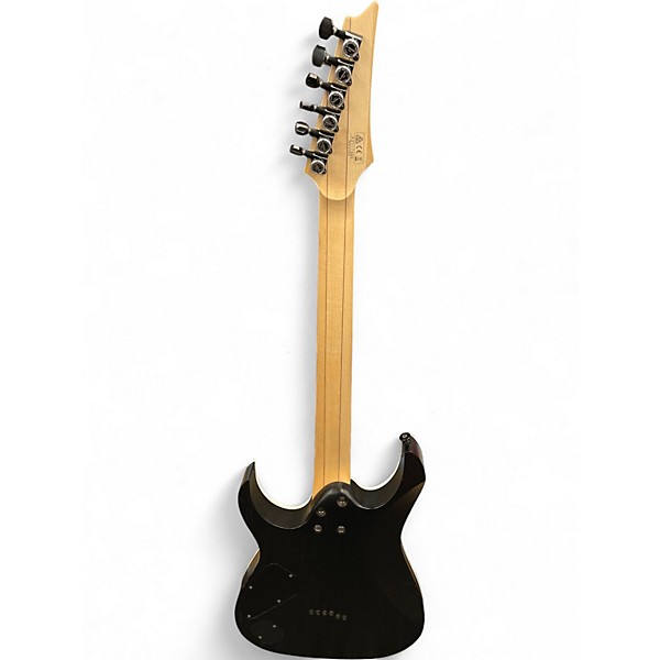 Used Ibanez RGR652AHBF Black Solid Body Electric Guitar