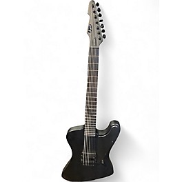 Used ESP LTD Phoenix-7 Black Metal Satin Black Baritone Guitars