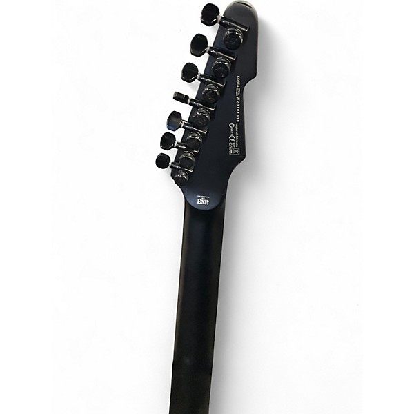 Used ESP LTD Phoenix-7 Black Metal Satin Black Baritone Guitars