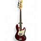 Used Fender American Professional Jazz Bass Candy Apple Red Electric Bass Guitar