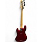 Used Fender American Professional Jazz Bass Candy Apple Red Electric Bass Guitar