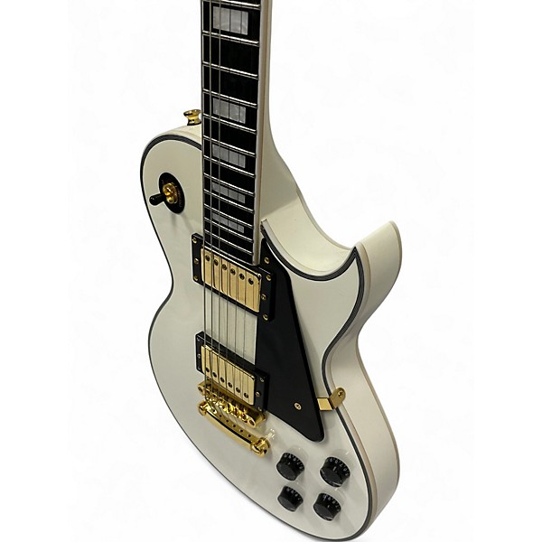Used Harley Benton SC500 White Solid Body Electric Guitar